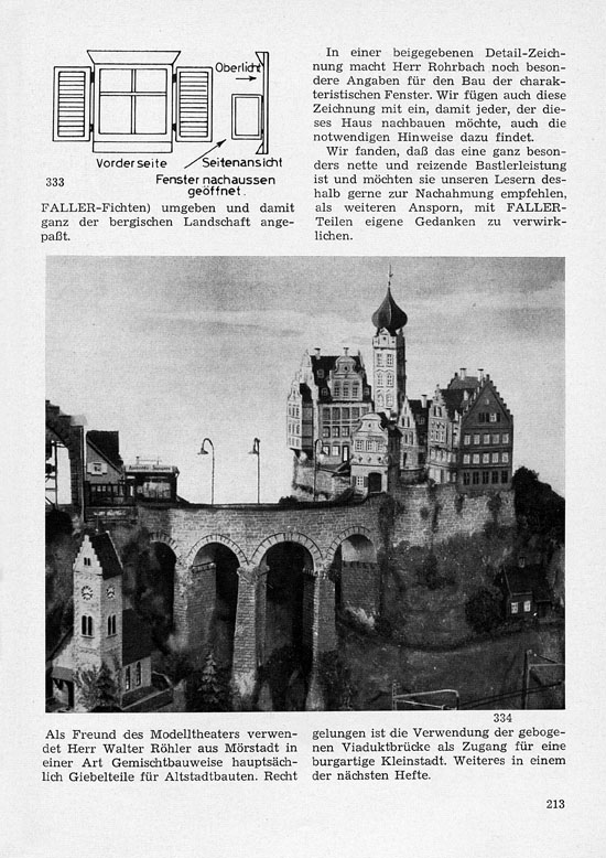 Faller-Magazin Nr. 6 August 1958