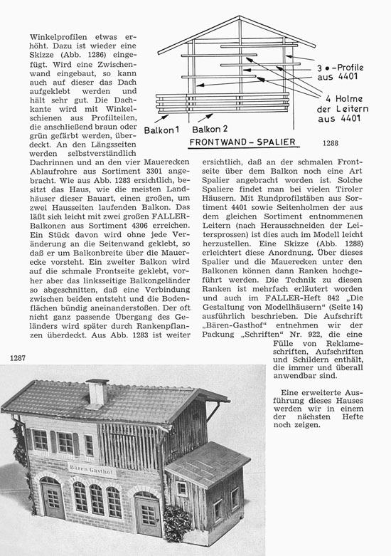Seite 10 Faller-Magazin Nr. 22 April 1966