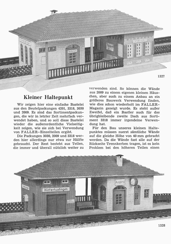 Faller-Magazin Nr. 22 April 1966