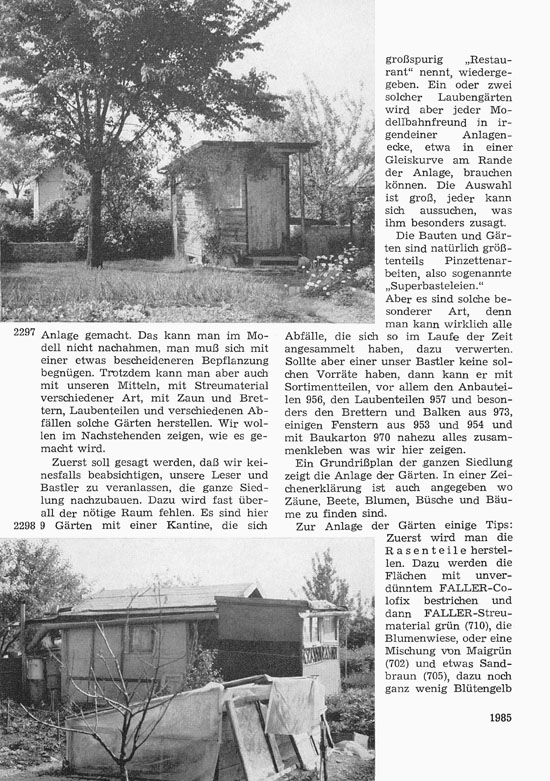 Seite 5 Faller-Magazin Nr. 56 Dezember 1966