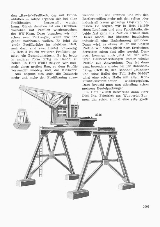 Faller-Magazin Nr. 56 Dezember 1966