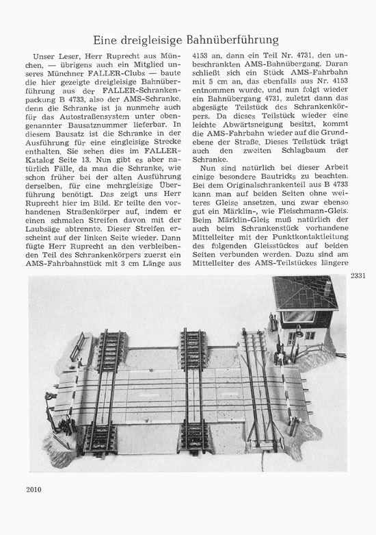 Seite 30 Faller-Magazin Nr. 56 Dezember 1966