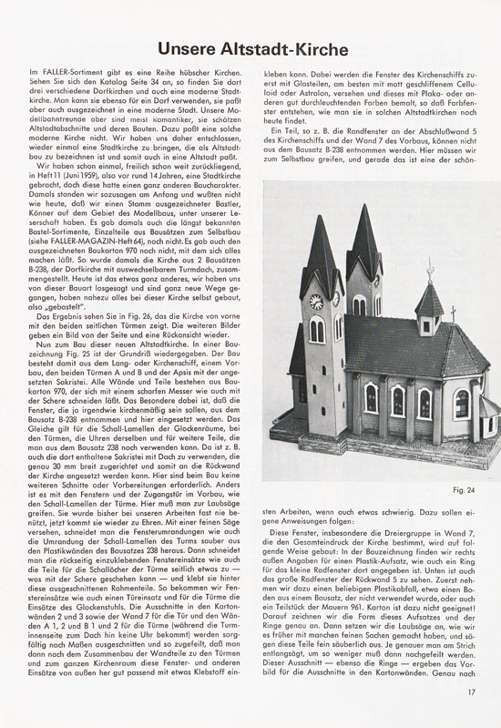 Seite 17 Faller Magazin Nr. 92 Oktober 1973
