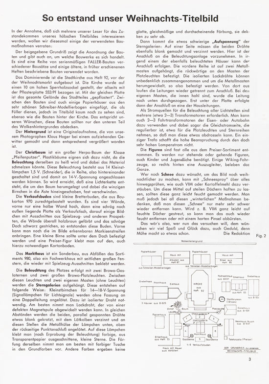 Seite 3 Faller Magazin Nr. 93 Dezember 1973
