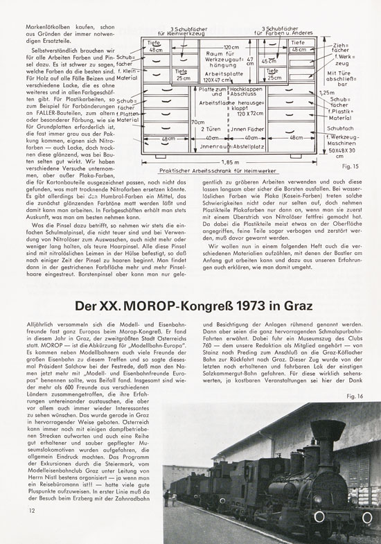 Seite 12 Faller Magazin Nr. 93 Dezember 1973