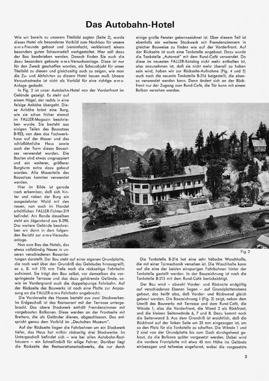 Seite 3 Faller-Magazin Nr.94 Februar 1974