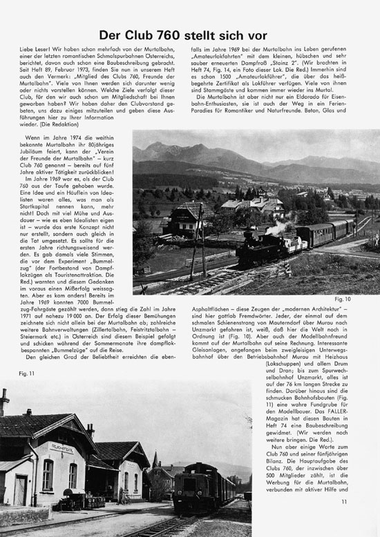Seite 11 Faller-Magazin Nr.94 Februar 1974