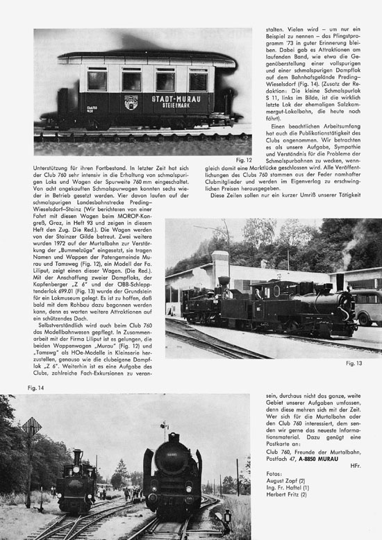 Seite 12 Faller-Magazin Nr.94 Februar 1974
