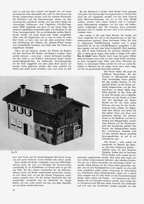 Seite 18 Faller-Magazin Nr.94 Februar 1974