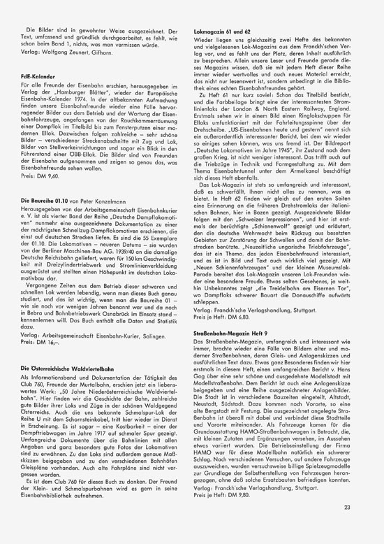 Seite 23 Faller-Magazin Nr.94 Februar 1974