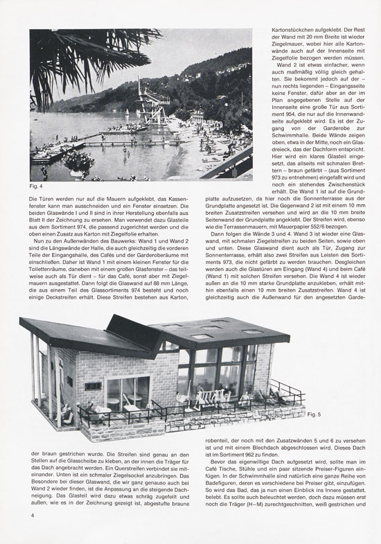 Seite 4 Faller Magazin Nr. 95 April 1974