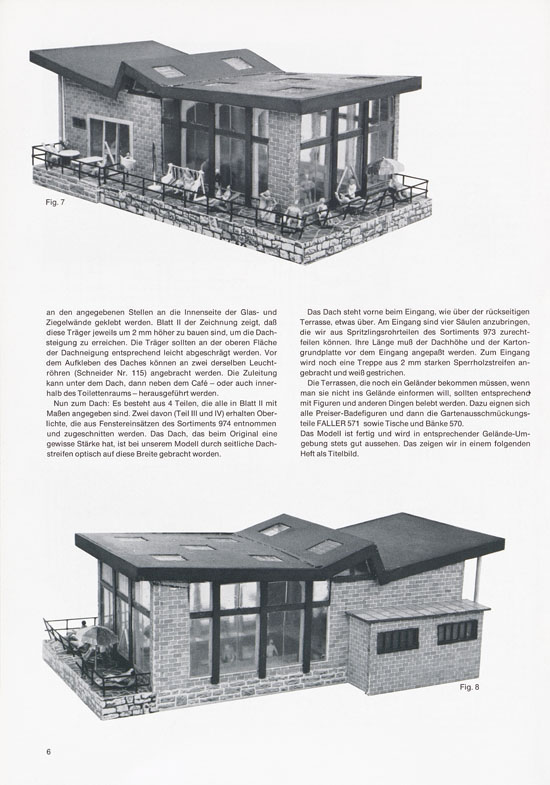 Seite 6 Faller Magazin Nr. 95 April 1974