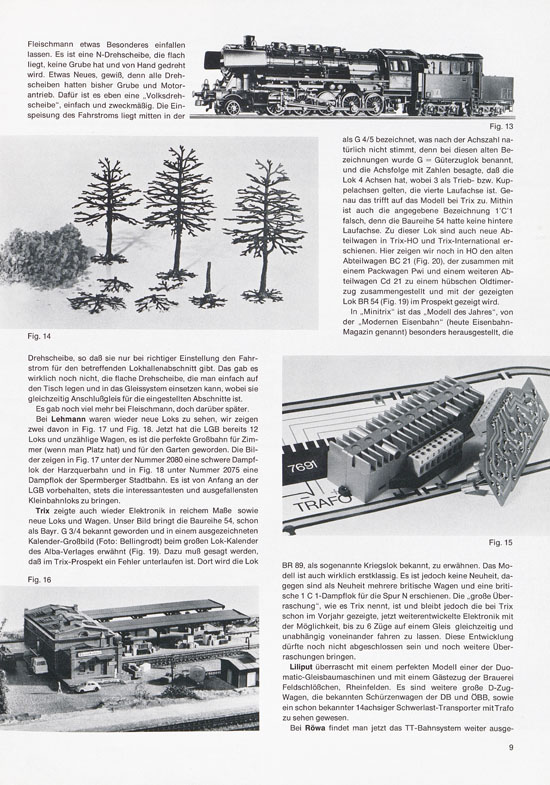 Seite 9 Faller Magazin Nr. 95 April 1974