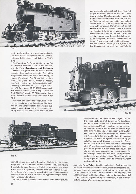 Seite 10 Faller Magazin Nr. 95 April 1974
