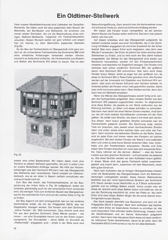 Seite 16 Faller Magazin Nr. 95 April 1974