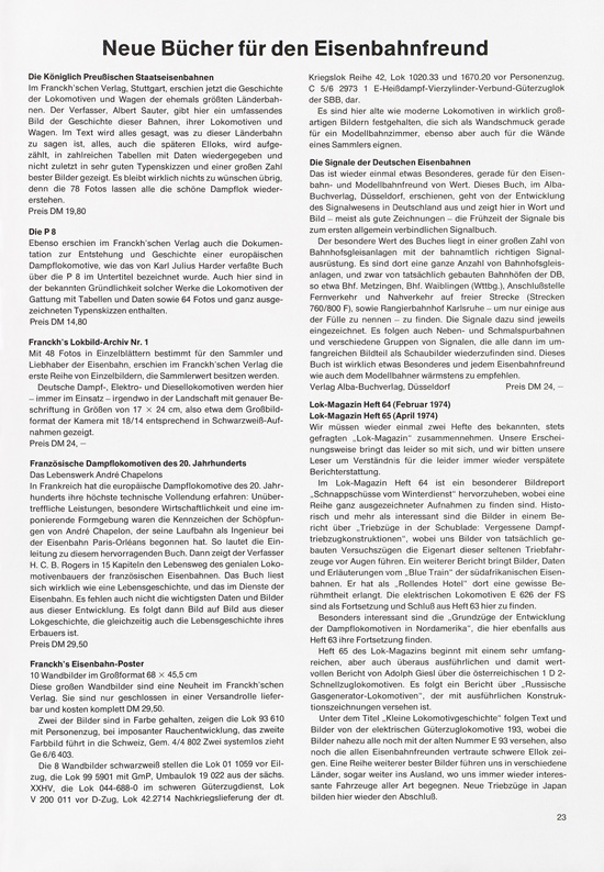 Seite 23 Faller-Magazin Nr.97 Oktober 1974