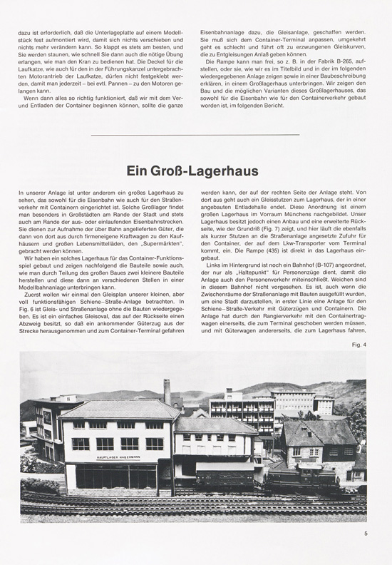 Seite 5 Faller-Magazin Nr.98 Dezember 1974
