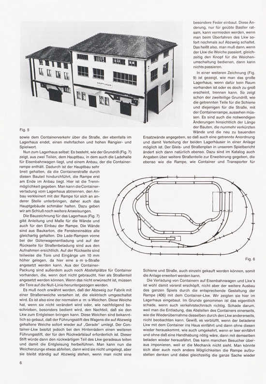 Seite 6 Faller-Magazin Nr.98 Dezember 1974