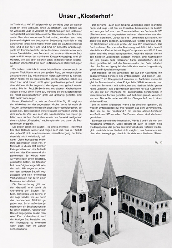 Seite 9 Faller-Magazin Nr.98 Dezember 1974
