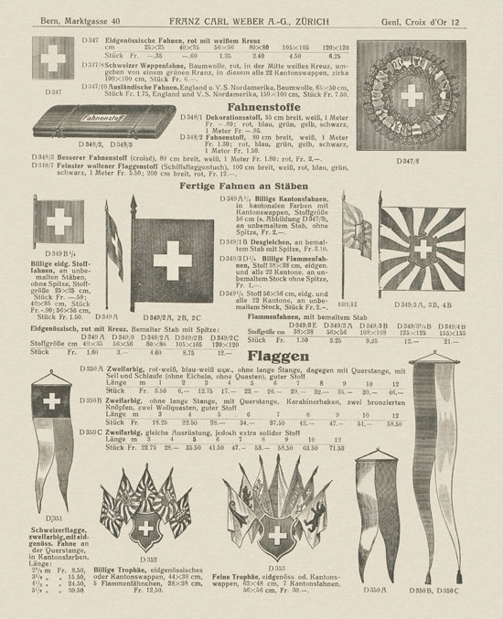 Franz Carl Weber Prospekt Nr. 228 Dekorationswaren 1926