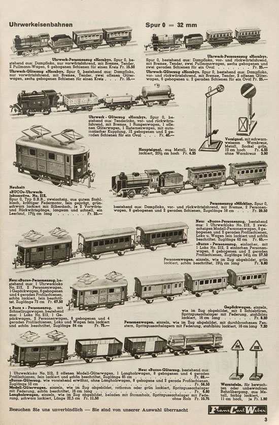 Franz Carl Weber Spielwaren Katalog 1947-1948