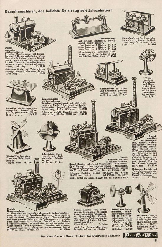 Franz Carl Weber Spielwaren Katalog 1947-1948