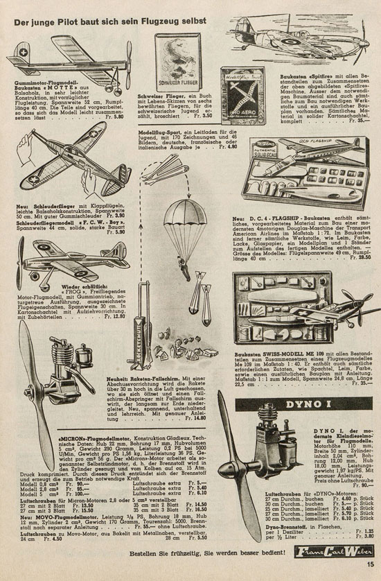 Franz Carl Weber Spielwaren Katalog 1947-1948