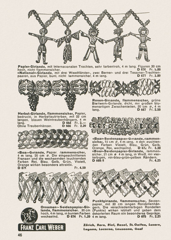 Franz Carl Weber Katalog Scherz und Unterhaltung 1959