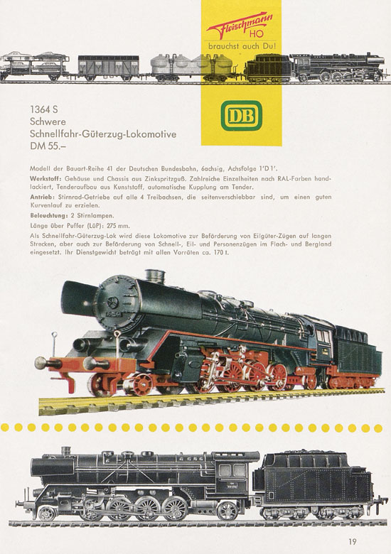 Fleischmann Katalog H0 1961-1962