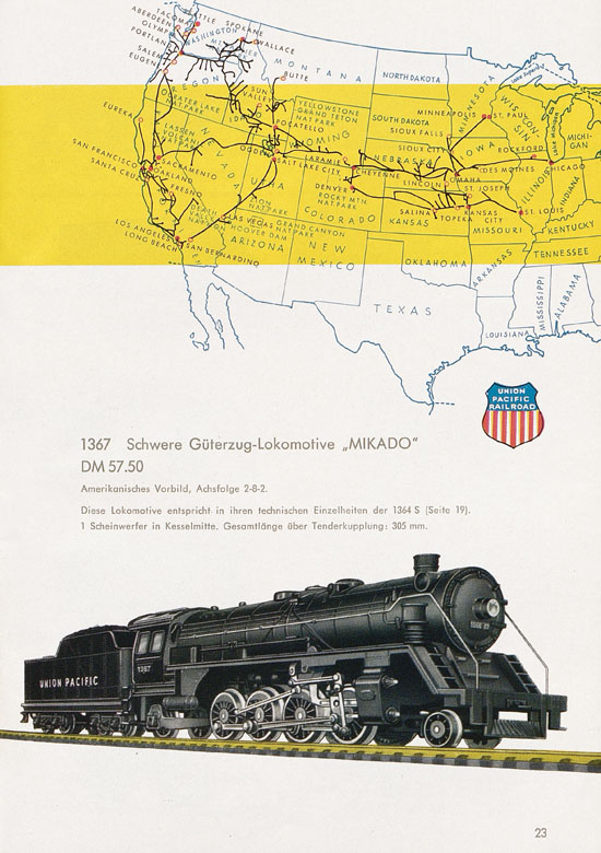 Seite 25 Fleischmann Katalog H0 1961-1962