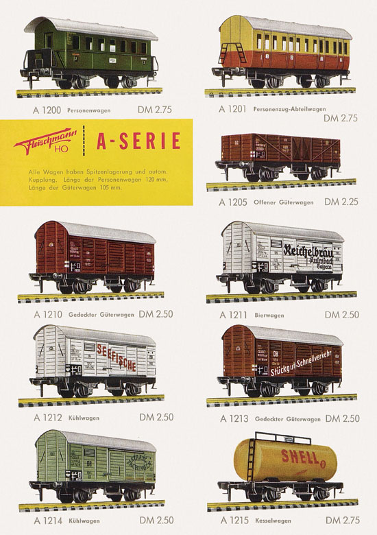 Seite 26 Fleischmann Katalog H0 1961-1962