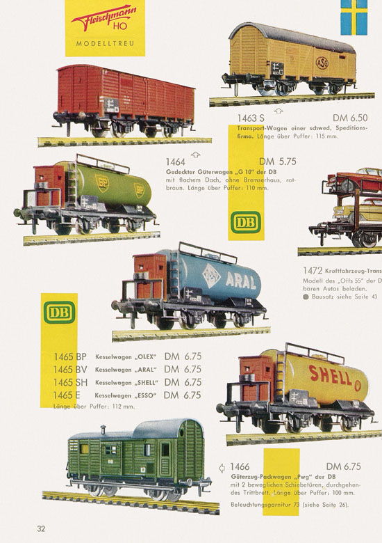 Seite 34 Fleischmann Katalog H0 1961-1962