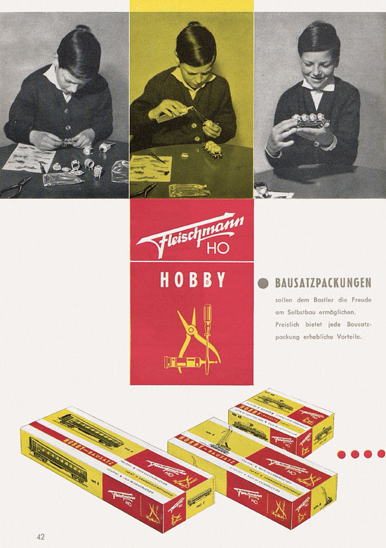 Seite 44 Fleischmann Katalog H0 1961-1962