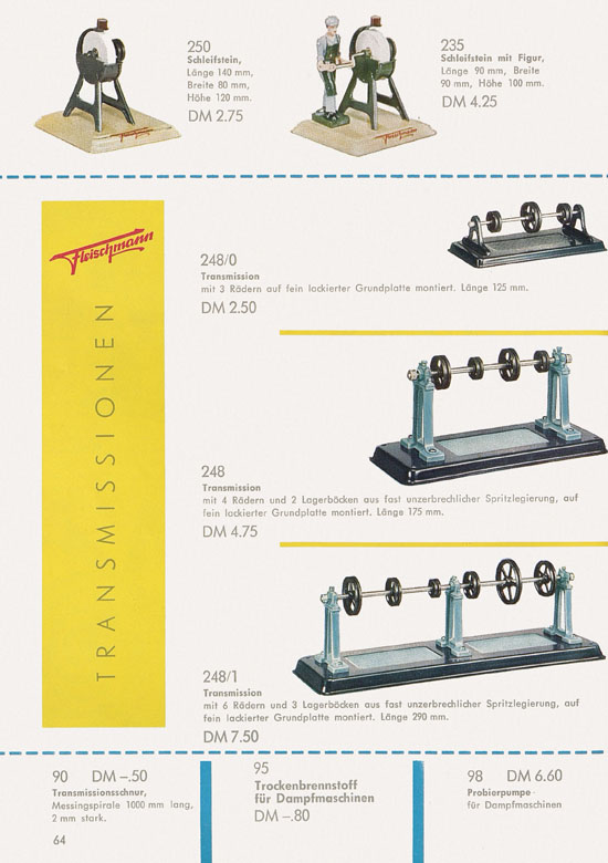 Seite 66 Fleischmann Katalog H0 1961-1962