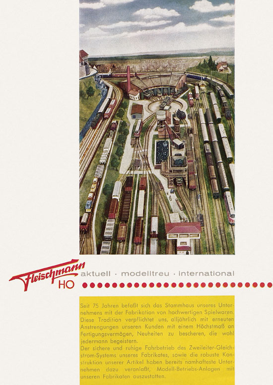 Seite 3 Fleischmann Katalog H0 1962-1963