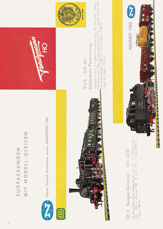 Seite 6 Fleischmann Katalog H0 1962-1963