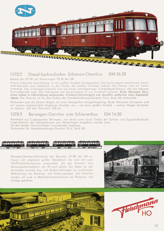 Seite 17 Fleischmann Katalog H0 1962-1963