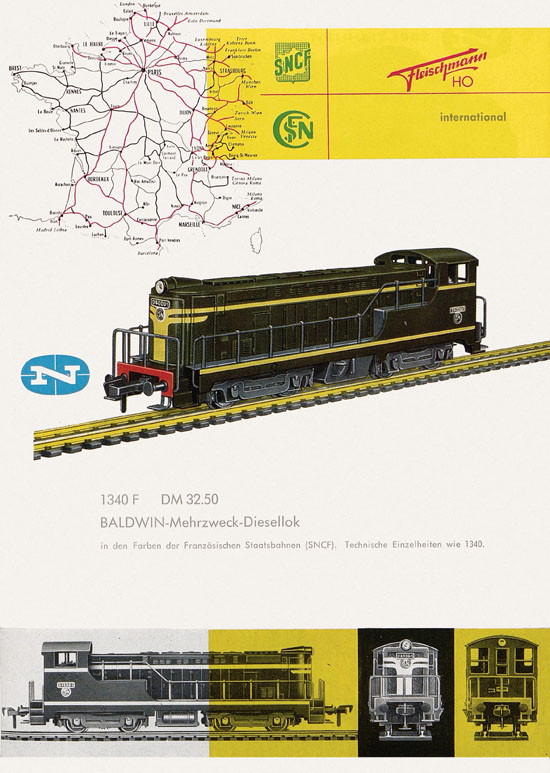 Seite 21 Fleischmann Katalog H0 1962-1963