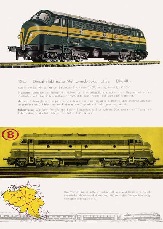 Seite 22 Fleischmann Katalog H0 1962-1963
