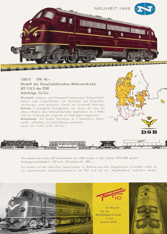 Seite 23 Fleischmann Katalog H0 1962-1963