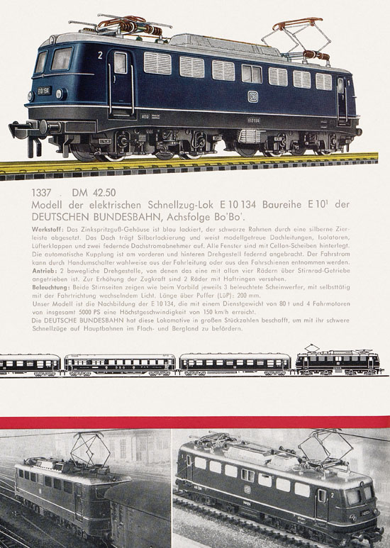 Fleischmann Katalog H0 1962-1963