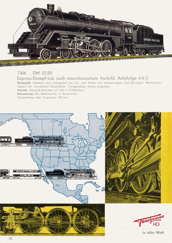 Seite 30 Fleischmann Katalog H0 1962-1963