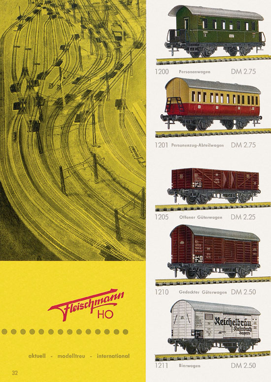 Seite 34 Fleischmann Katalog H0 1962-1963