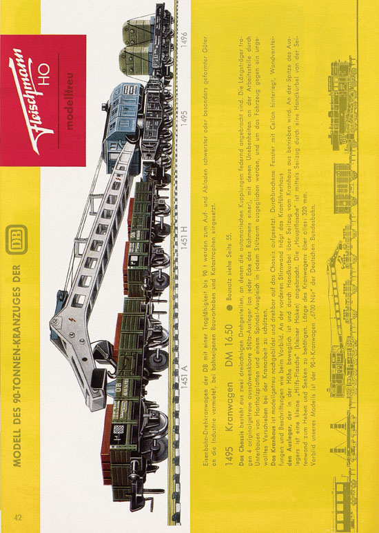 Seite 44 Fleischmann Katalog H0 1962-1963