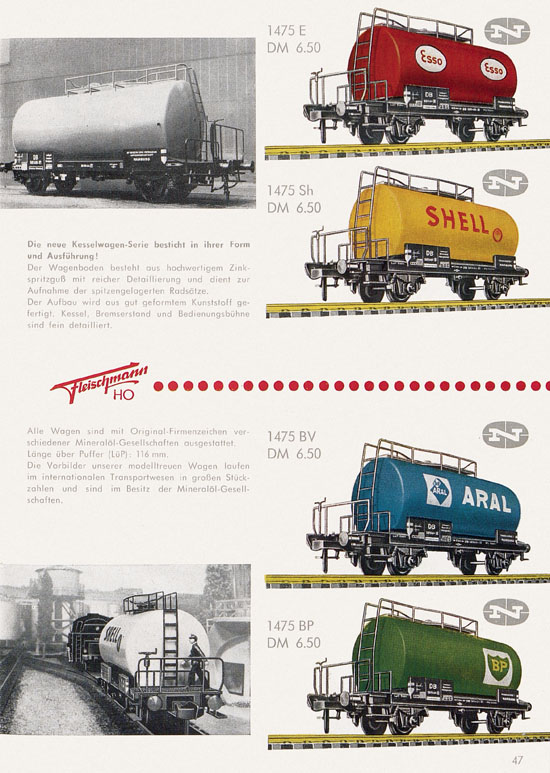 Seite 49 Fleischmann Katalog H0 1962-1963