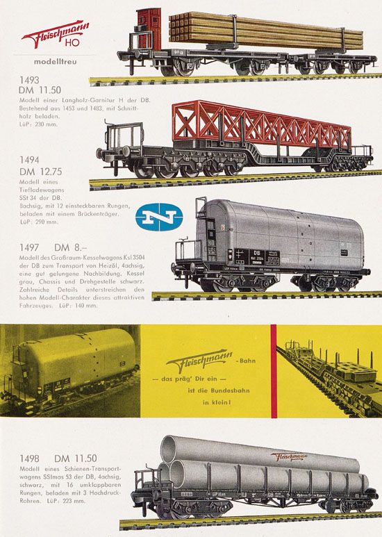 Seite 51 Fleischmann Katalog H0 1962-1963