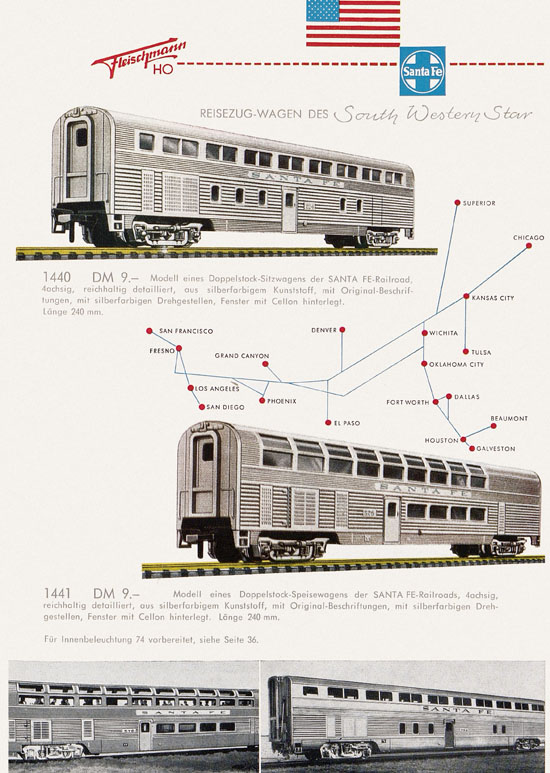 Seite 53 Fleischmann Katalog H0 1962-1963