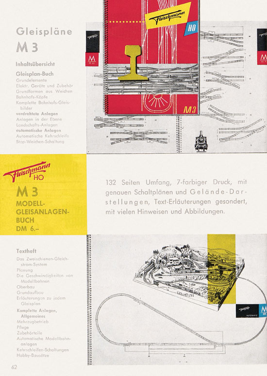 Seite 64 Fleischmann Katalog H0 1962-1963