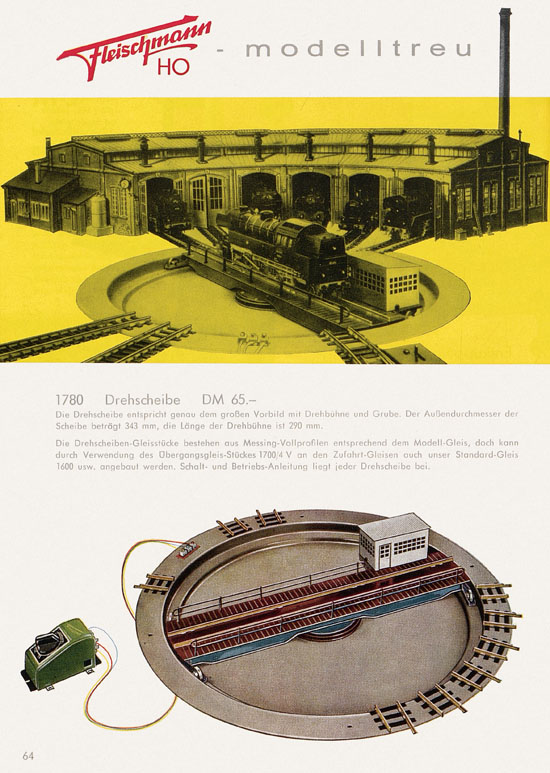 Seite 66 Fleischmann Katalog H0 1962-1963