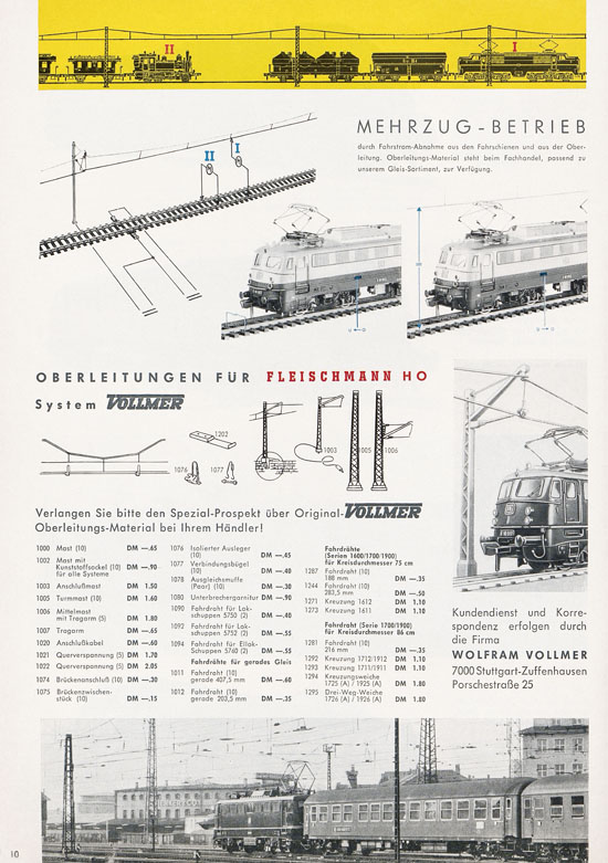 Fleischmann H0 International Auto-Ralley Katalog 1967-1968